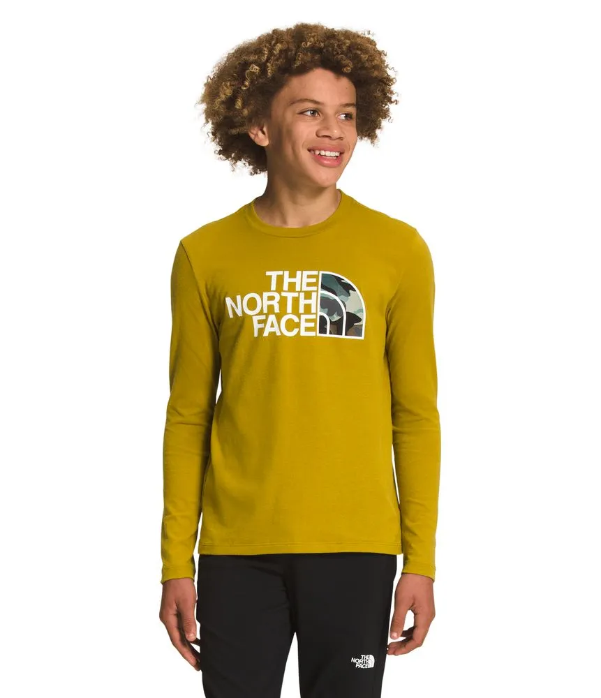 Camiseta Graphic Tee Mostaza Niño The North Face