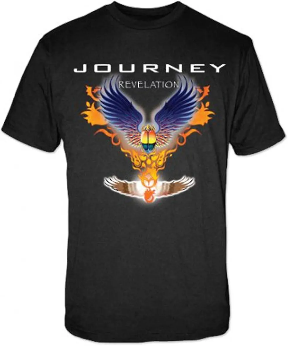 Camiseta Journey CD Revelation para hombre negra