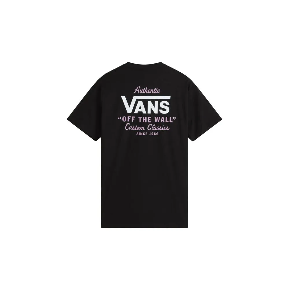 Camiseta Negra Vans Holder St Classic Black Lavender S