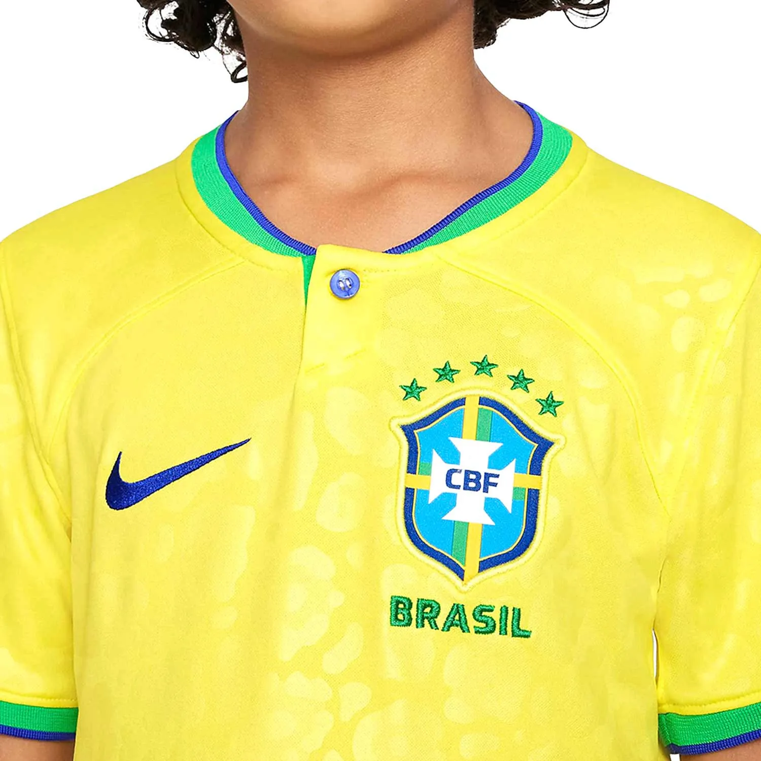 Camiseta Nike Brasil niño 2022 2023 Dri-Fit Stadium