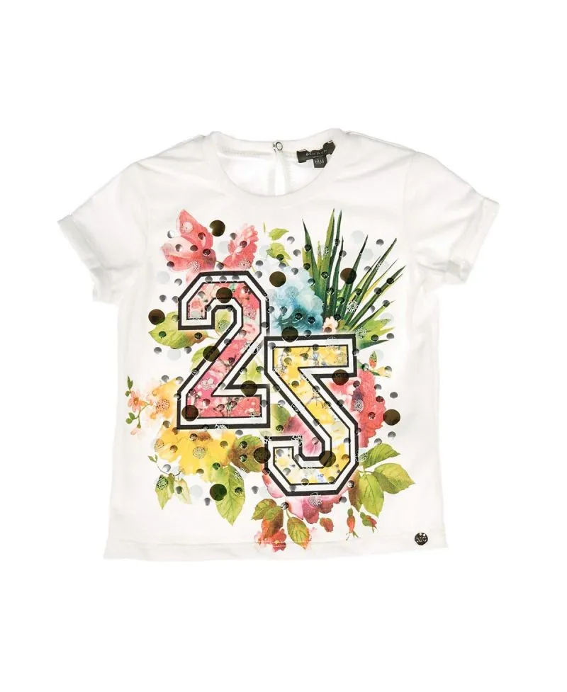 Camiseta Niña Microbe 22 Floral