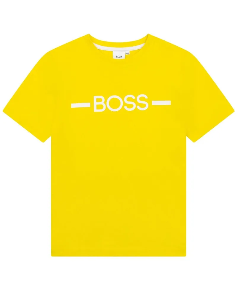 Camiseta Niño BOSS Amarilla