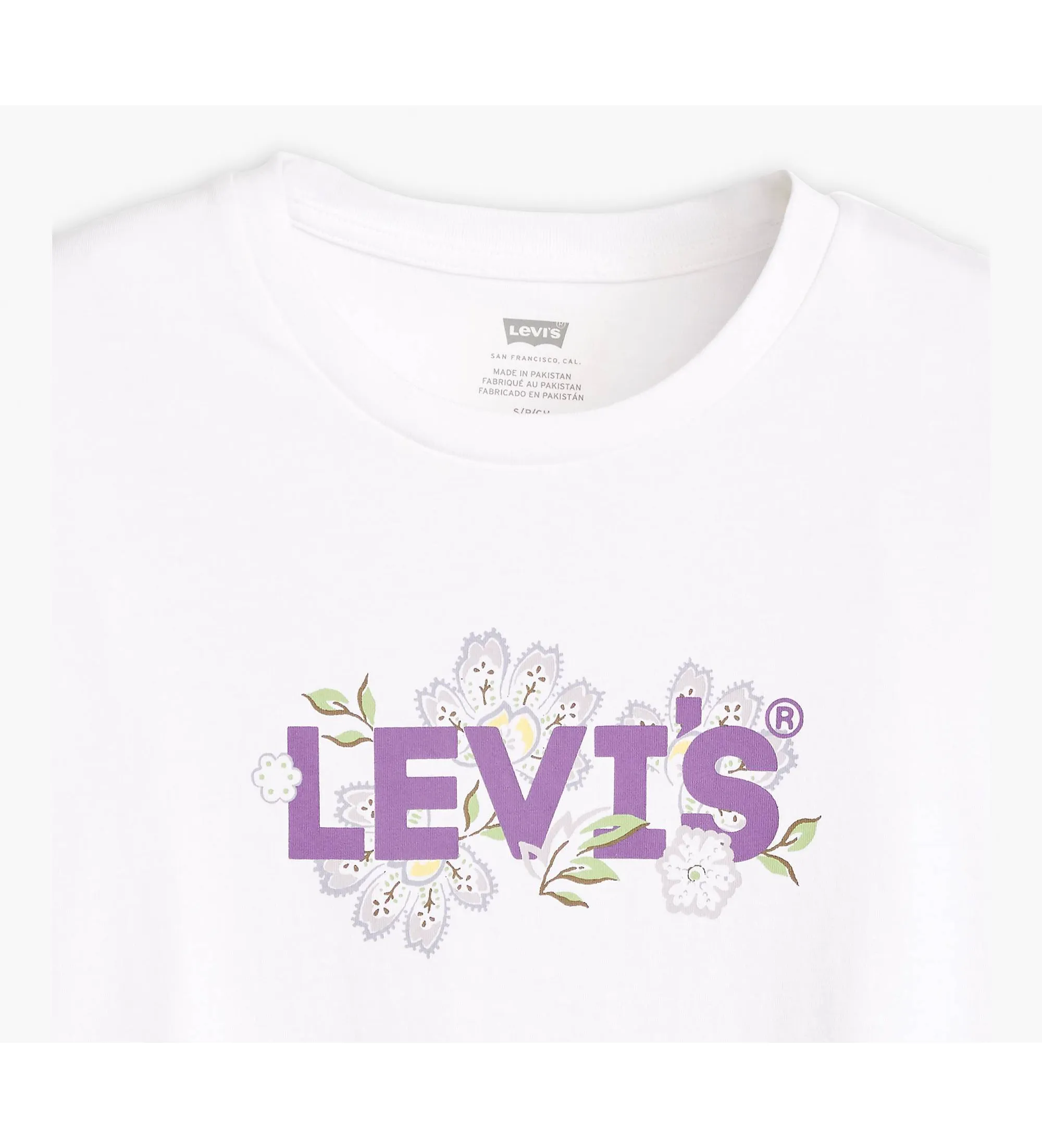 Camiseta Perfect floral blanco