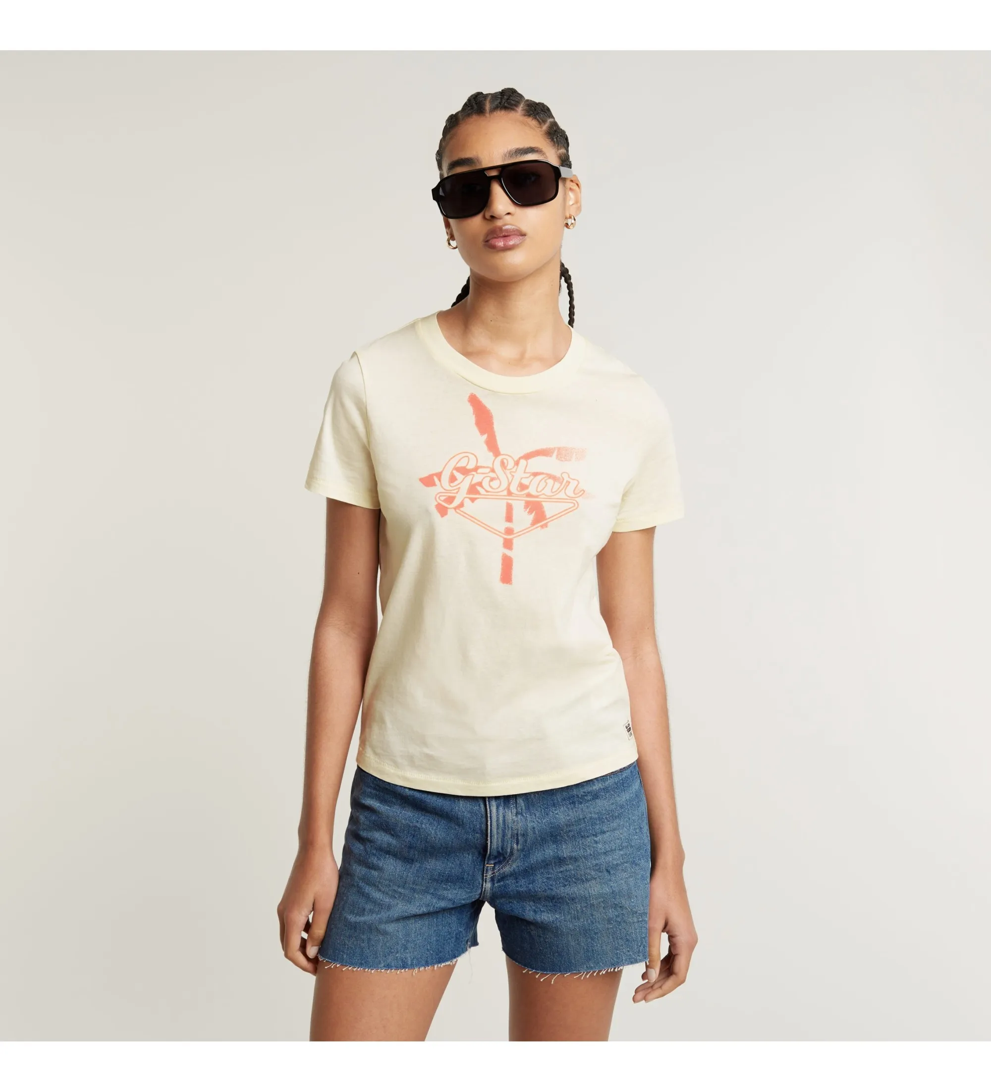 Camiseta Summer Graphic blanco