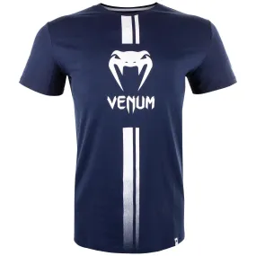 Camiseta Venum Logos - Azul Marino/Blanco