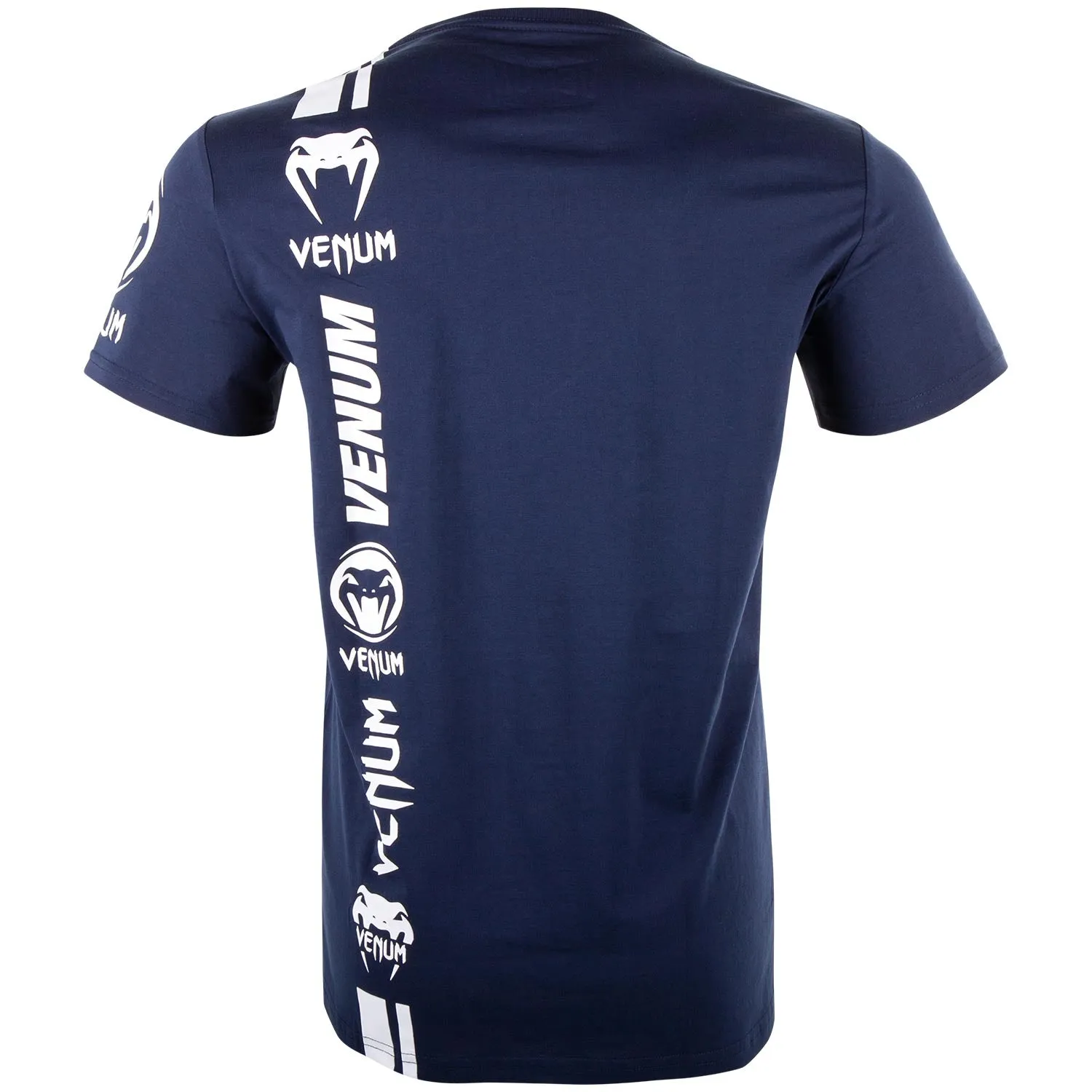 Camiseta Venum Logos - Azul Marino/Blanco