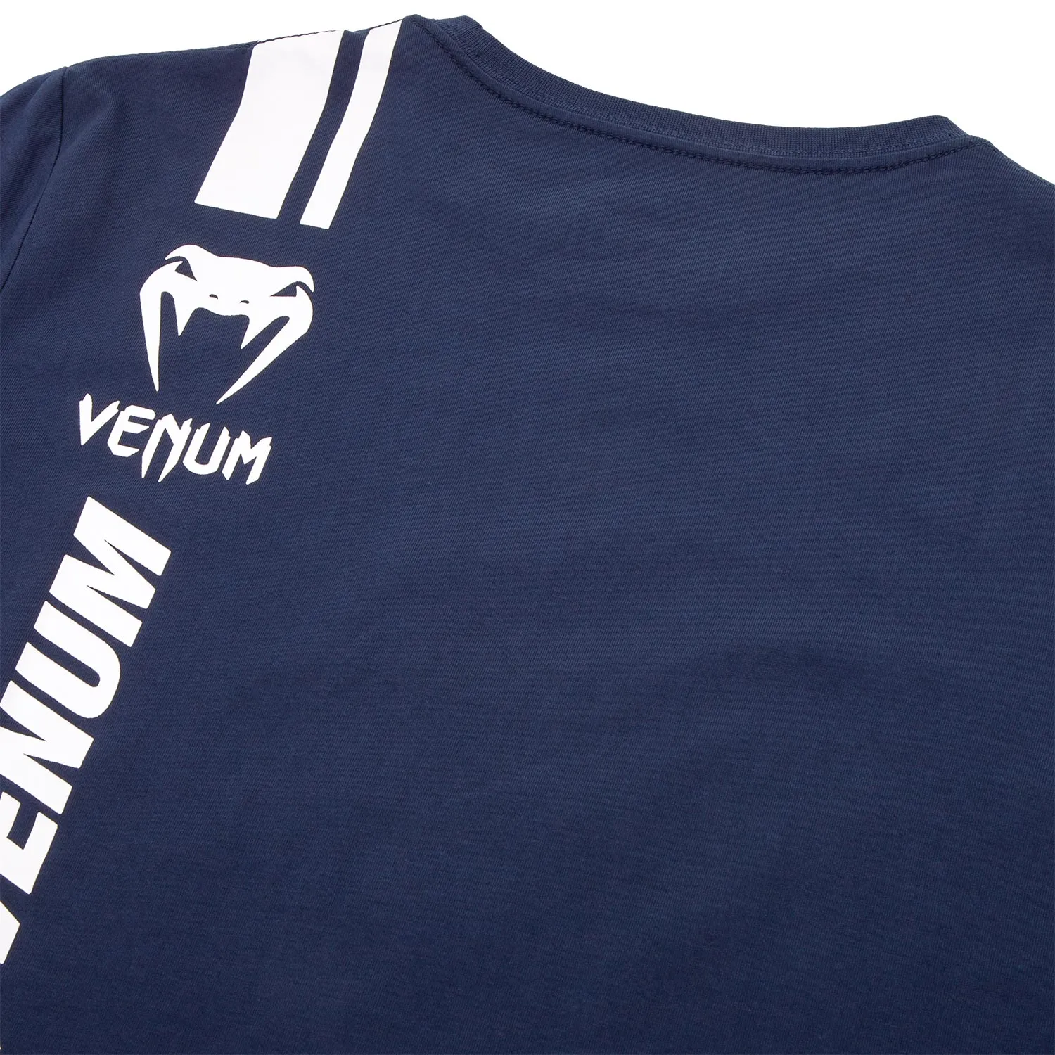 Camiseta Venum Logos - Azul Marino/Blanco