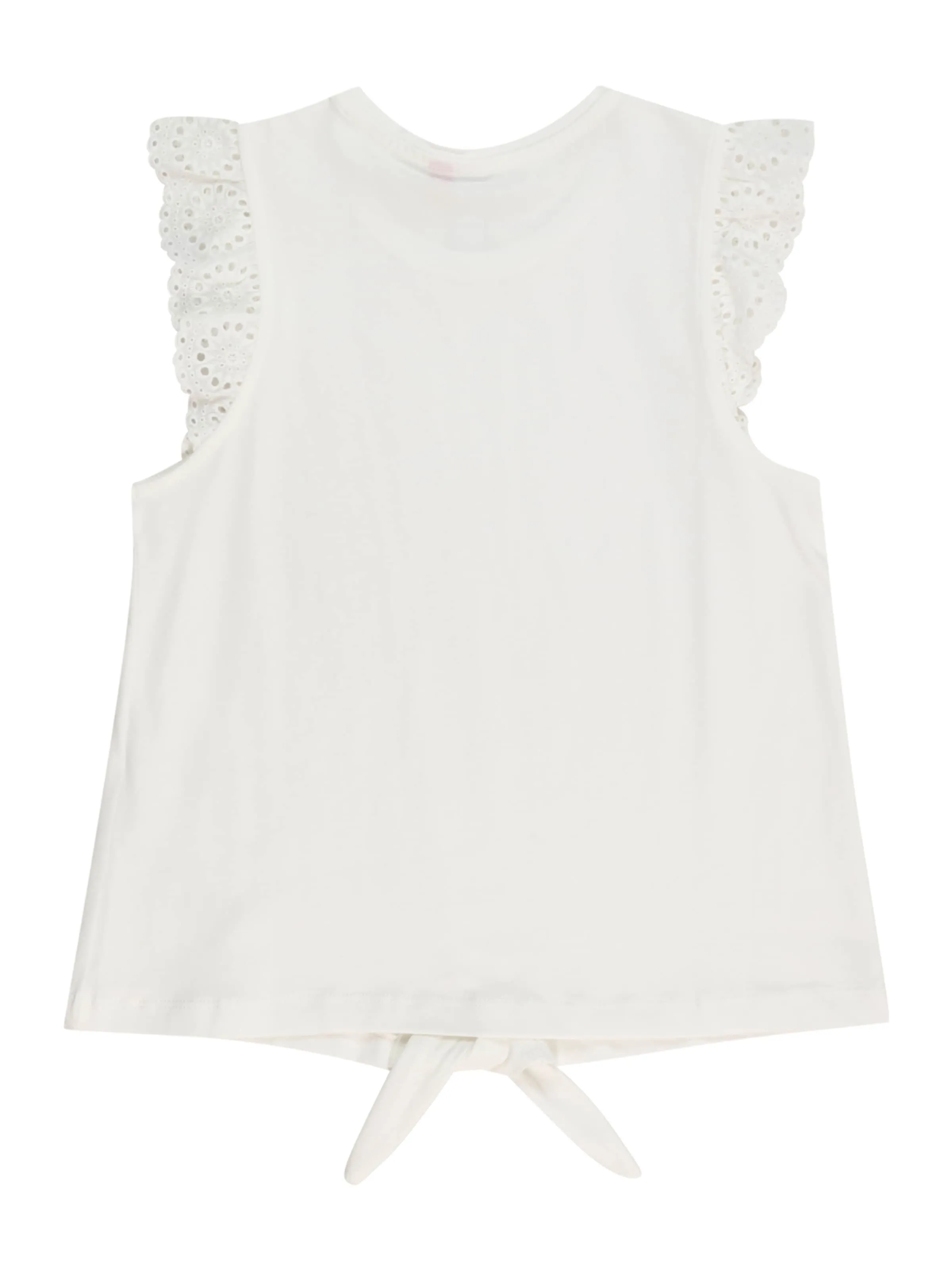 Camiseta 'VMPANNA' Vero Moda Girl en Blanco