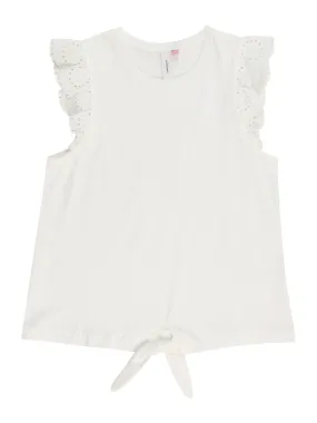 Camiseta 'VMPANNA' Vero Moda Girl en Blanco