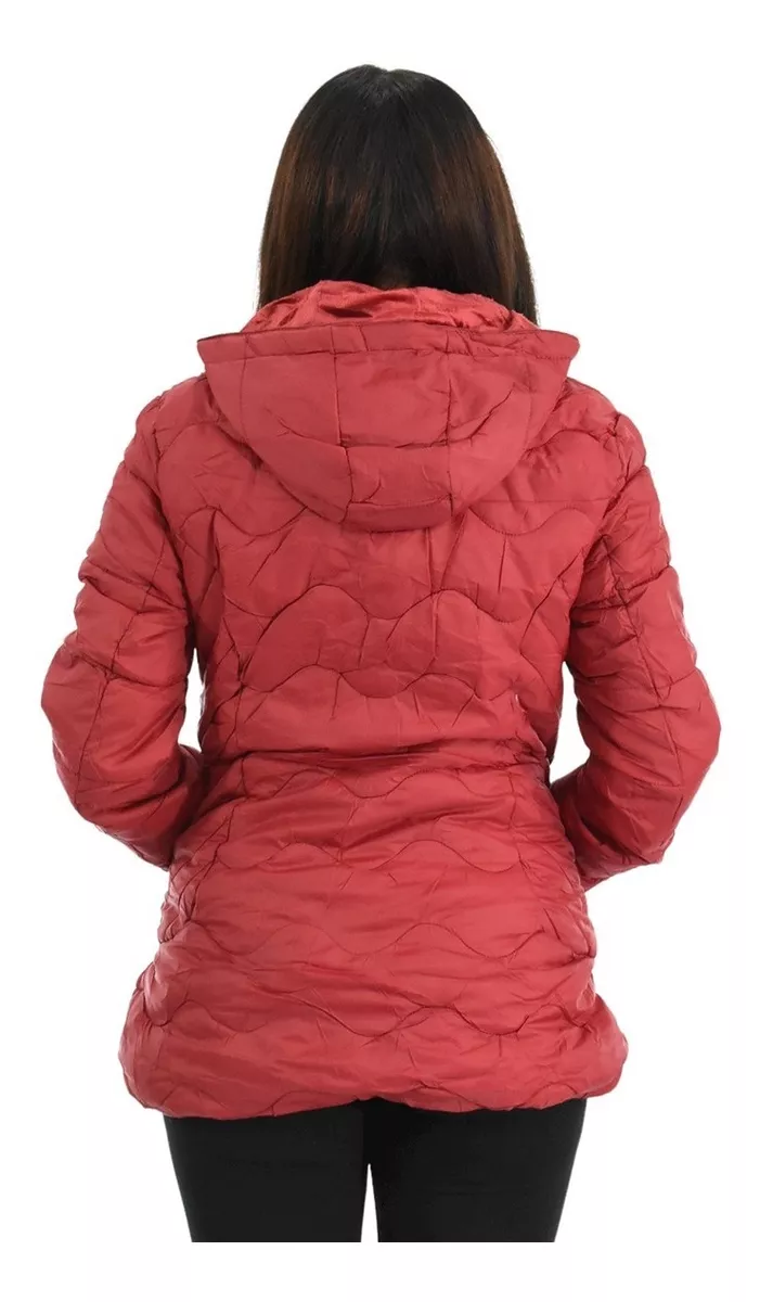 Campera Inflable Mujer Importada Impermeable Gloria 423