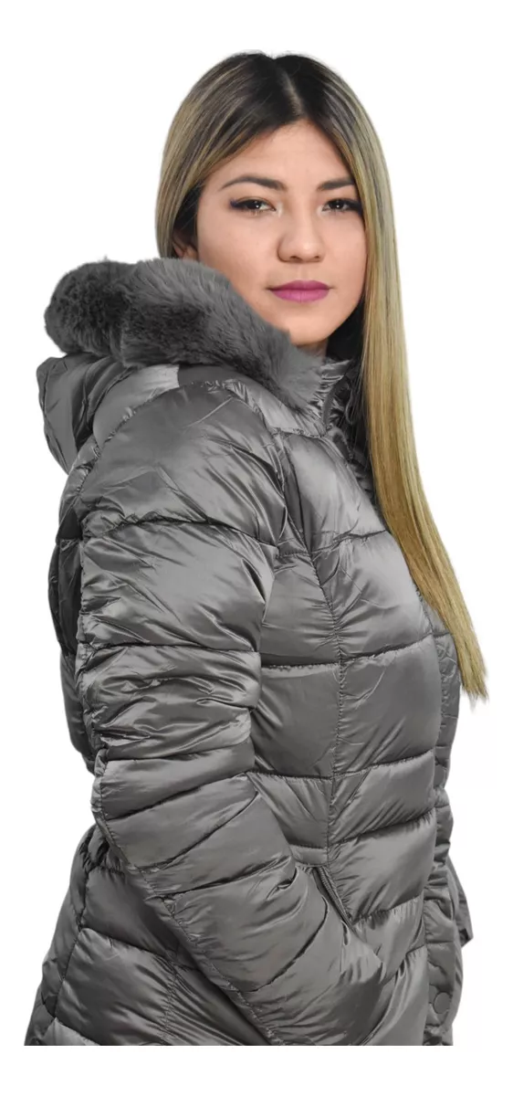 Campera Mujer Larga Inflable Impermeable Importada Booty