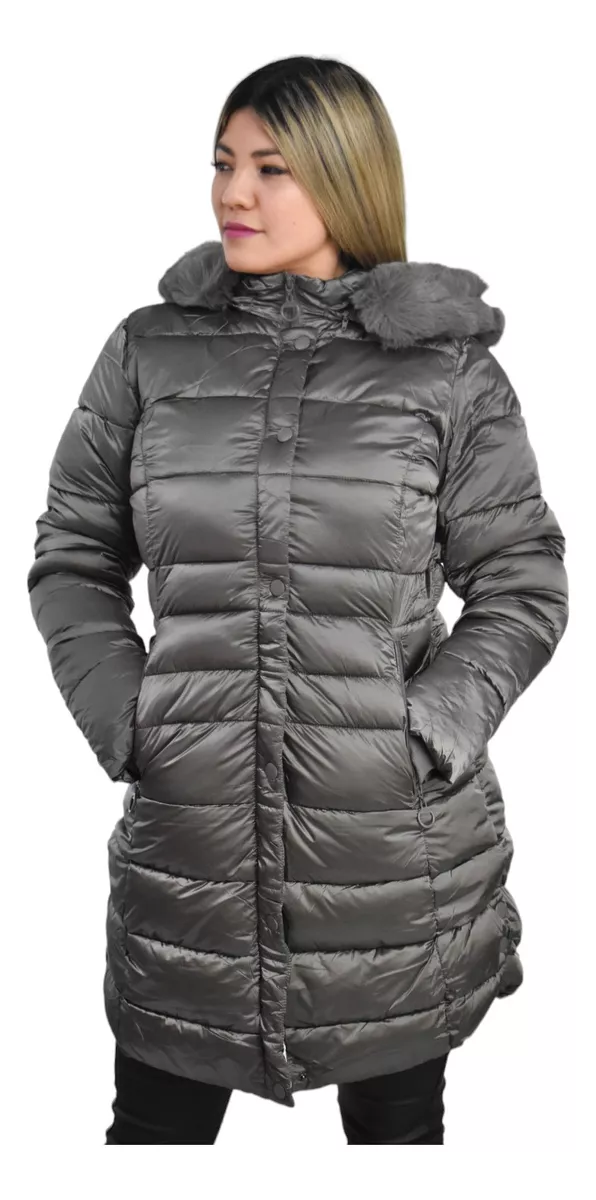 Campera Mujer Larga Inflable Impermeable Importada Booty