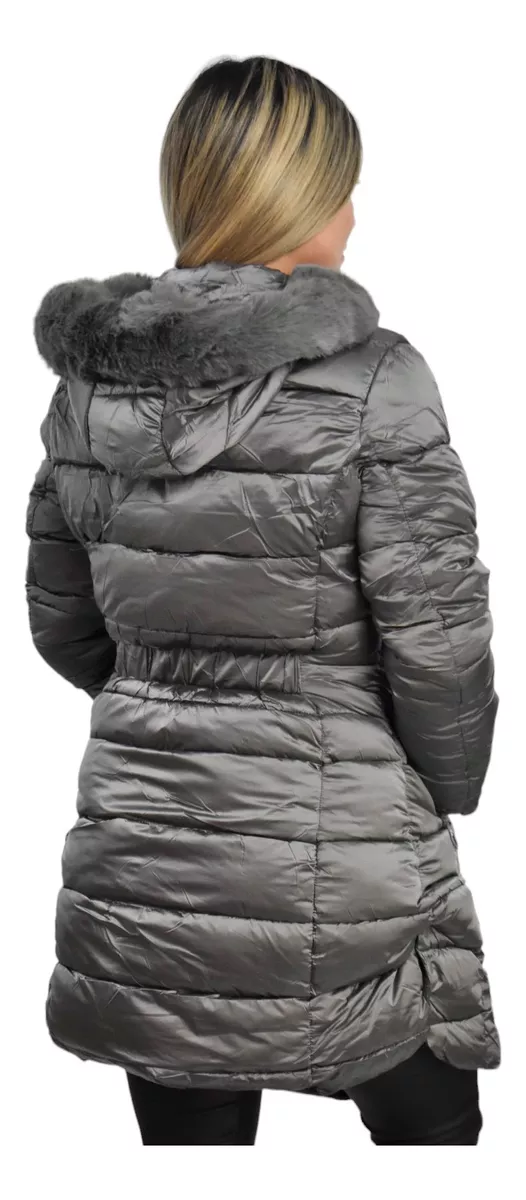 Campera Mujer Larga Inflable Impermeable Importada Booty