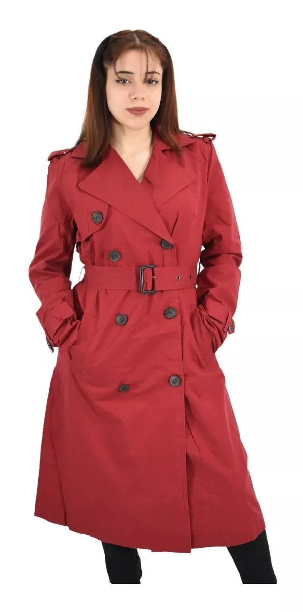 Campera Mujer Piloto Microfibra Impermeable Trench Yd 76213