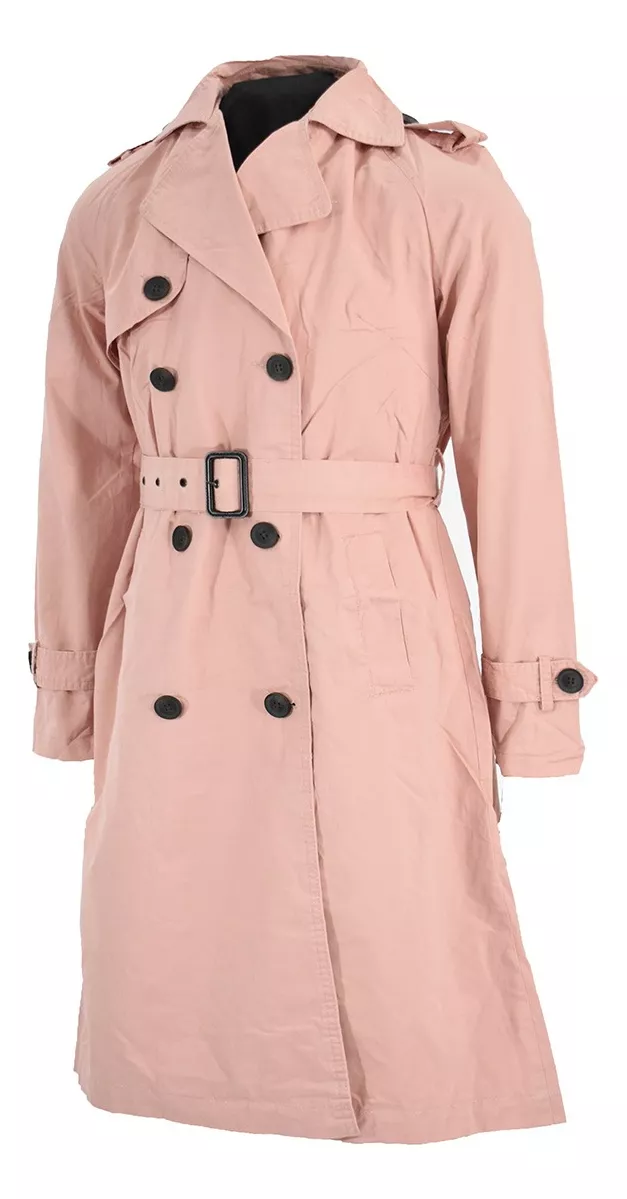 Campera Mujer Piloto Microfibra Impermeable Trench Yd 76213