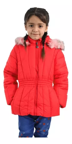 Campera Tapado Inflable Niña Importada Impermeable Chz 196