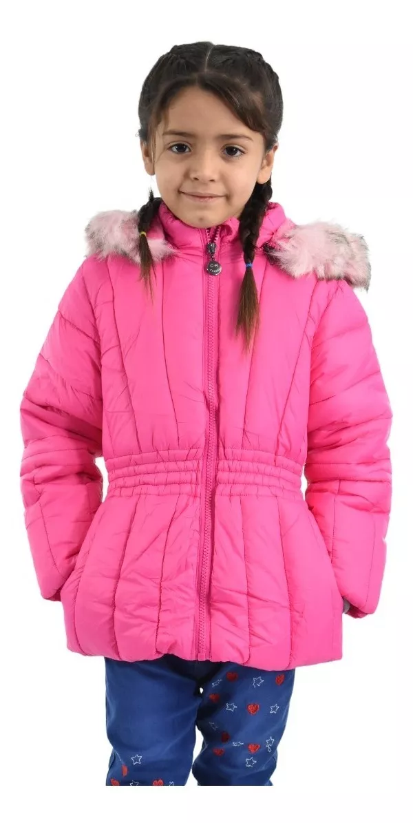 Campera Tapado Inflable Niña Importada Impermeable Chz 196