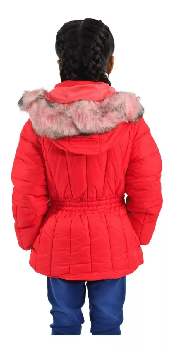 Campera Tapado Inflable Niña Importada Impermeable Chz 196