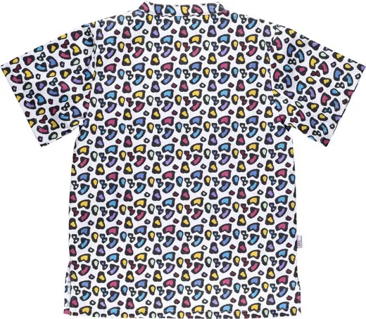 Casaca manga corta Unisex Estampado leopardo