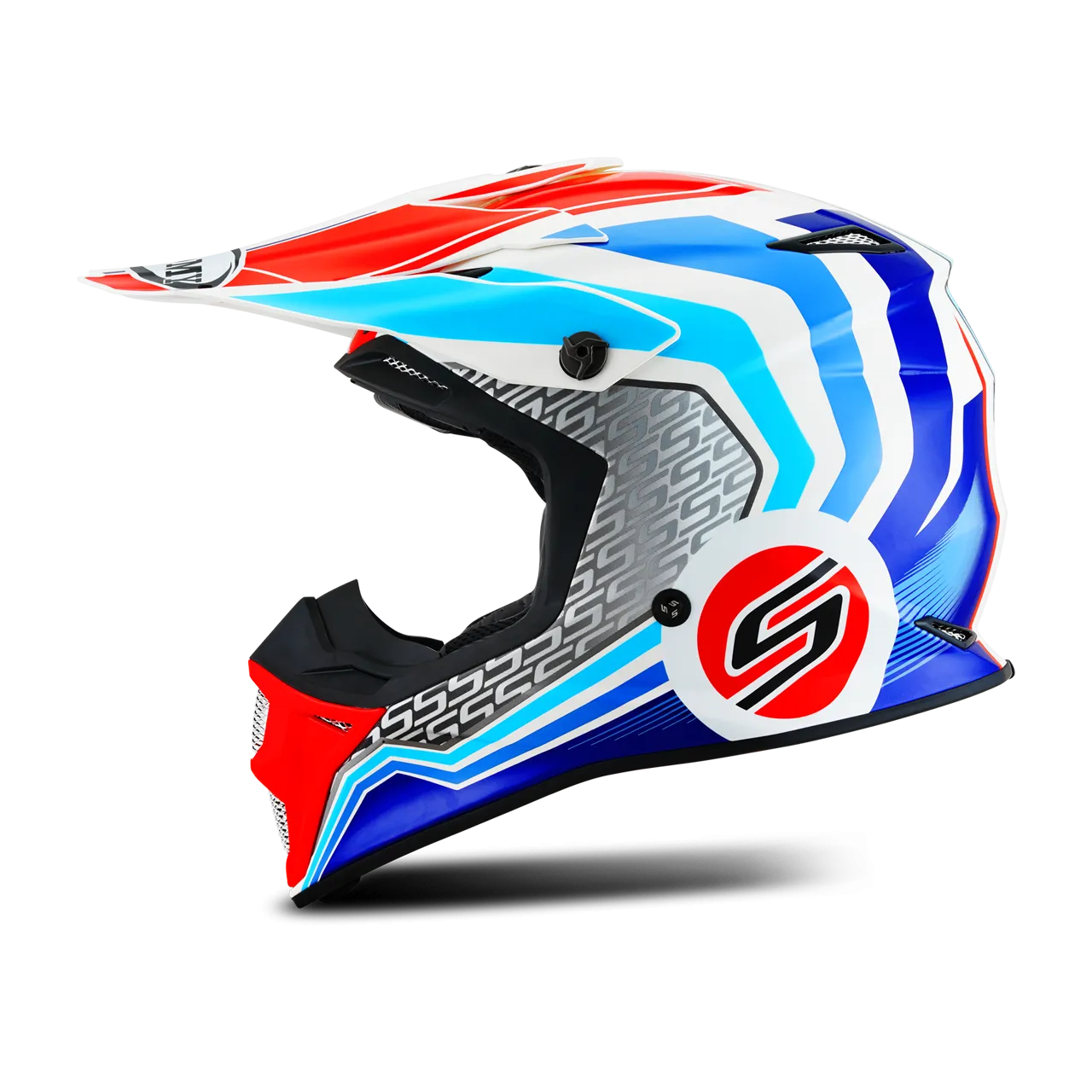 Casco de Cross Suomy Speed Pro Forward Mips® Azul-Blanco