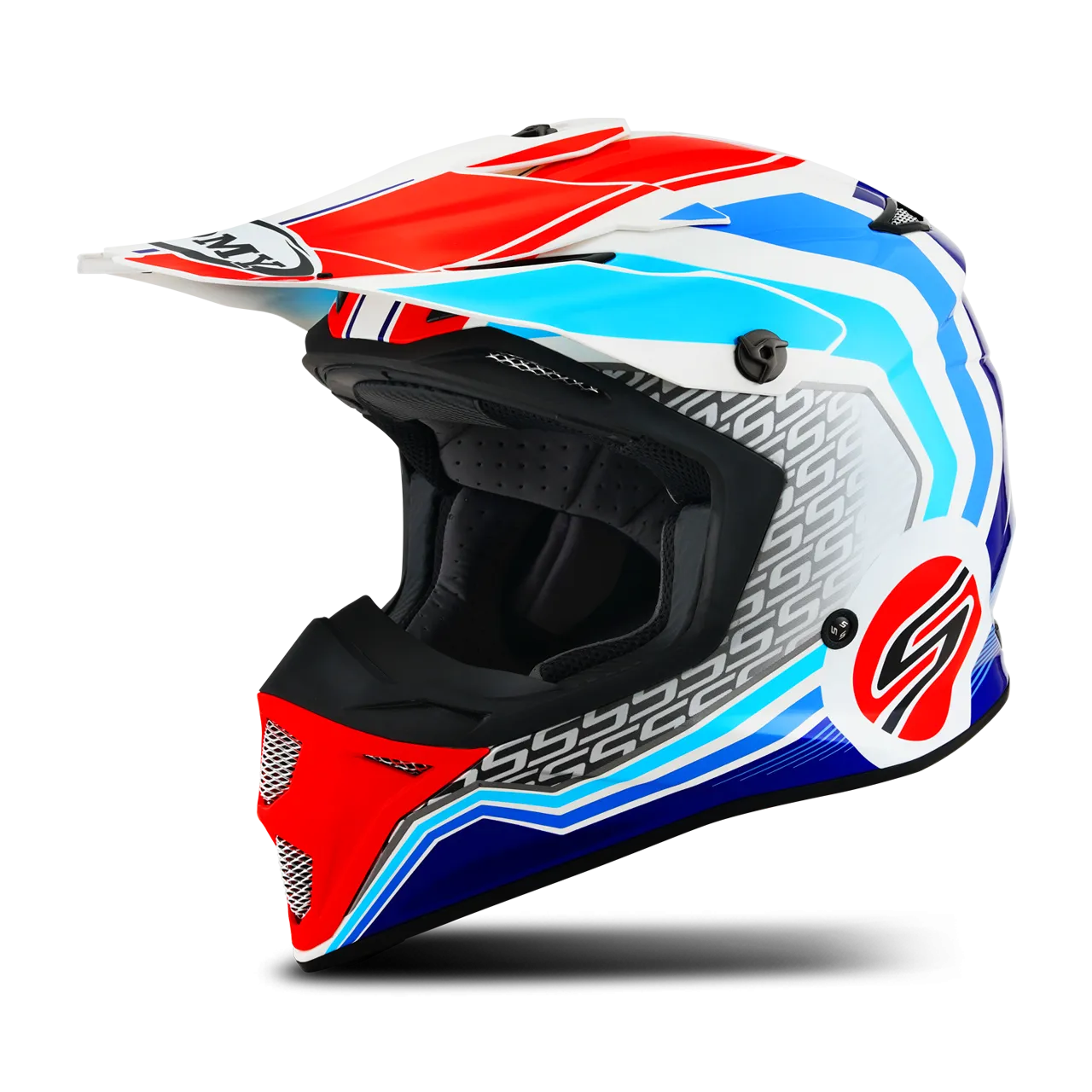 Casco de Cross Suomy Speed Pro Forward Mips® Azul-Blanco