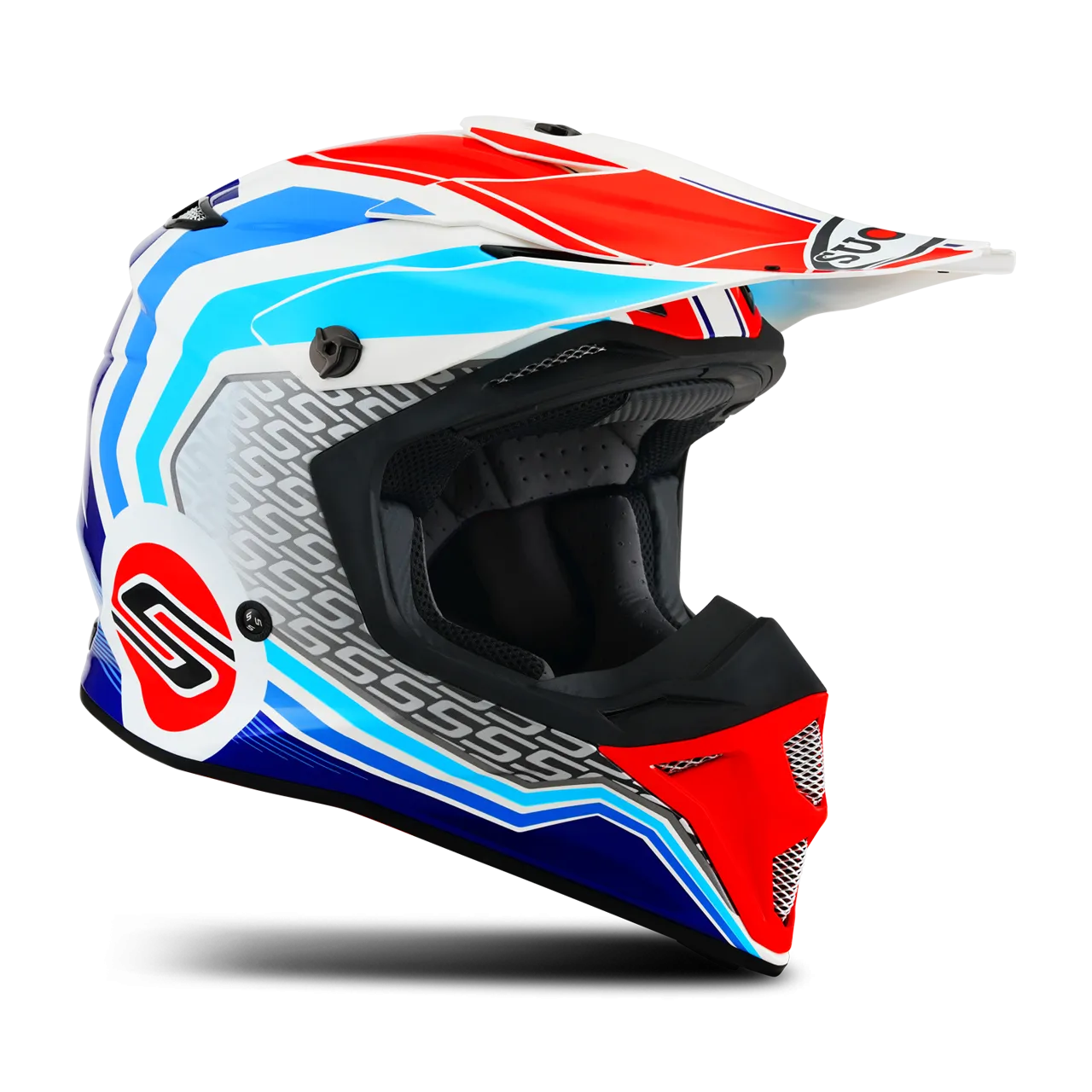 Casco de Cross Suomy Speed Pro Forward Mips® Azul-Blanco