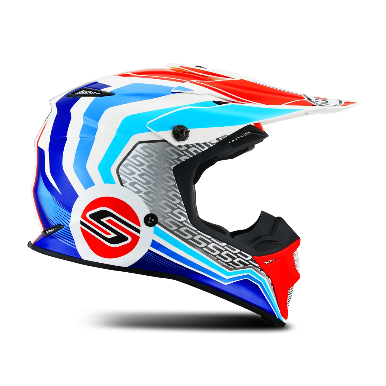 Casco de Cross Suomy Speed Pro Forward Mips® Azul-Blanco