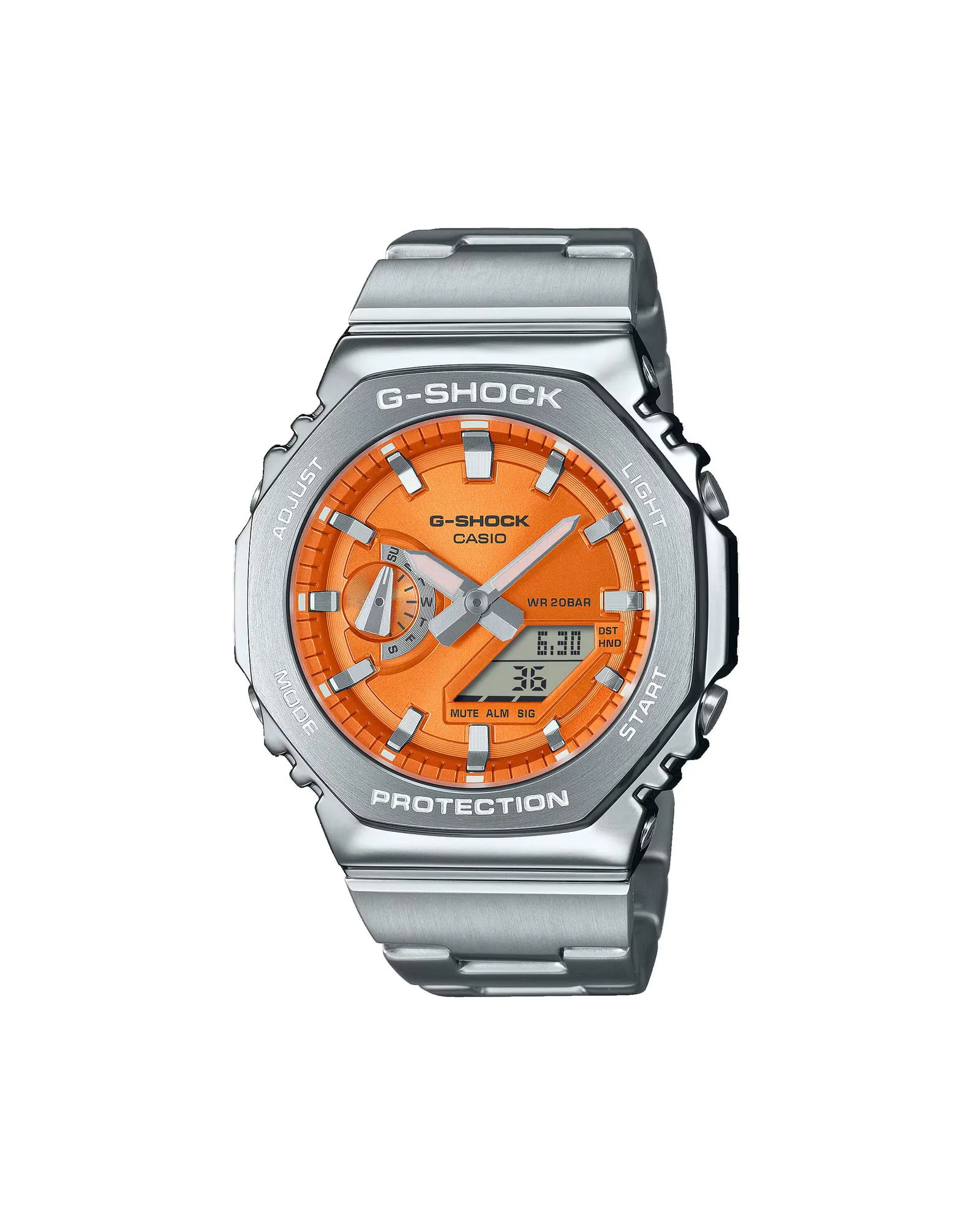 CASIO Watch Digital Orange