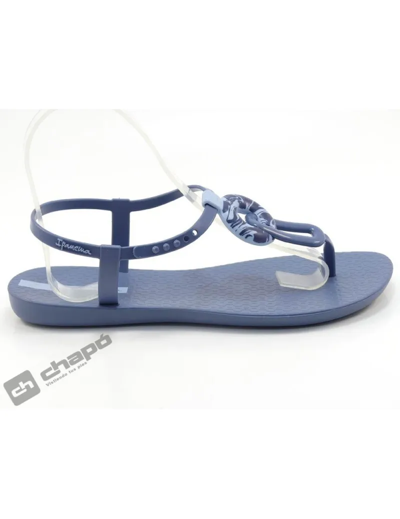 Chancla / Azul Ipanema Chanclas Y Raiders 83513