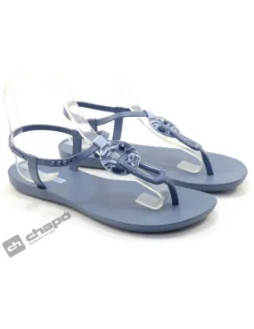 Chancla / Azul Ipanema Chanclas Y Raiders 83513