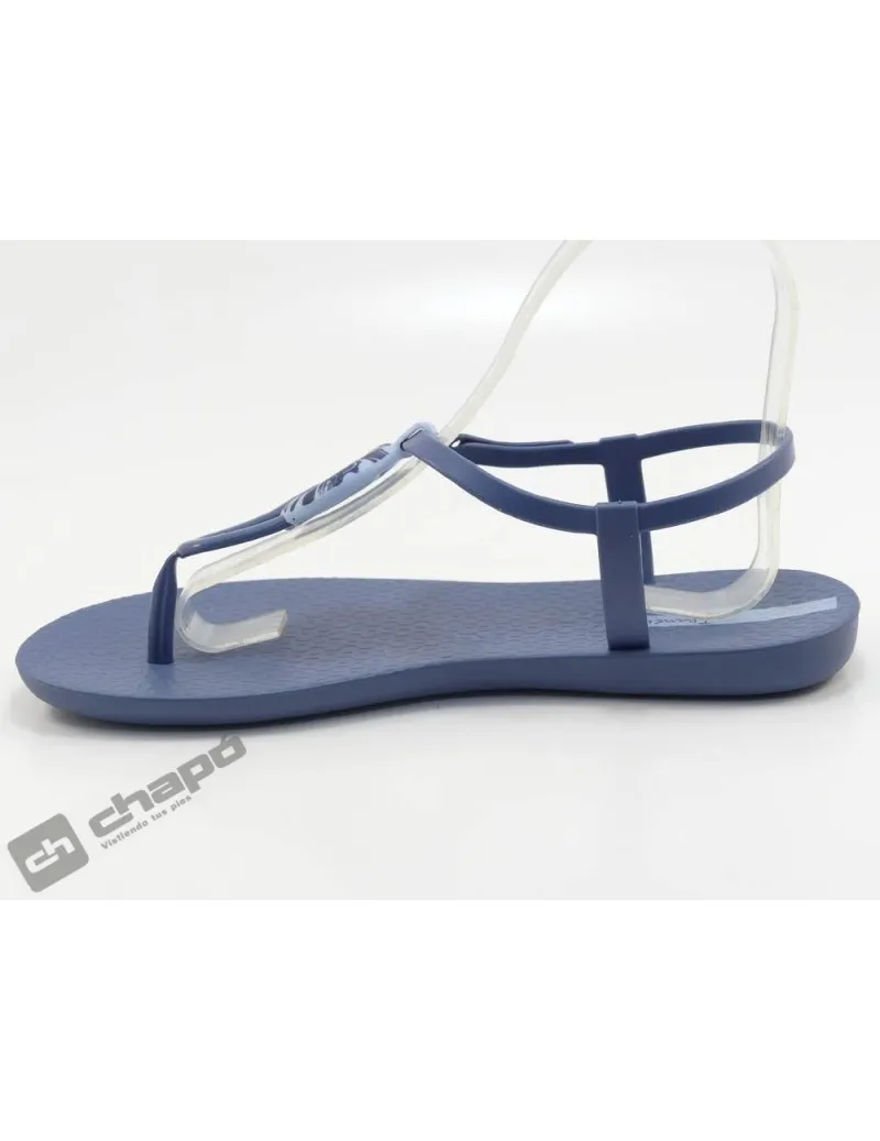 Chancla / Azul Ipanema Chanclas Y Raiders 83513