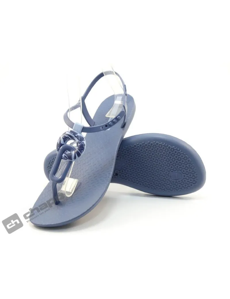 Chancla / Azul Ipanema Chanclas Y Raiders 83513