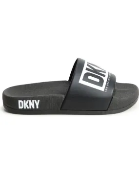 Chanclas DKNY  de Mujer y Niña y Niño CHANCLAS NEGRAS UNISEX MODELO D6012109B  MULTICOLOR