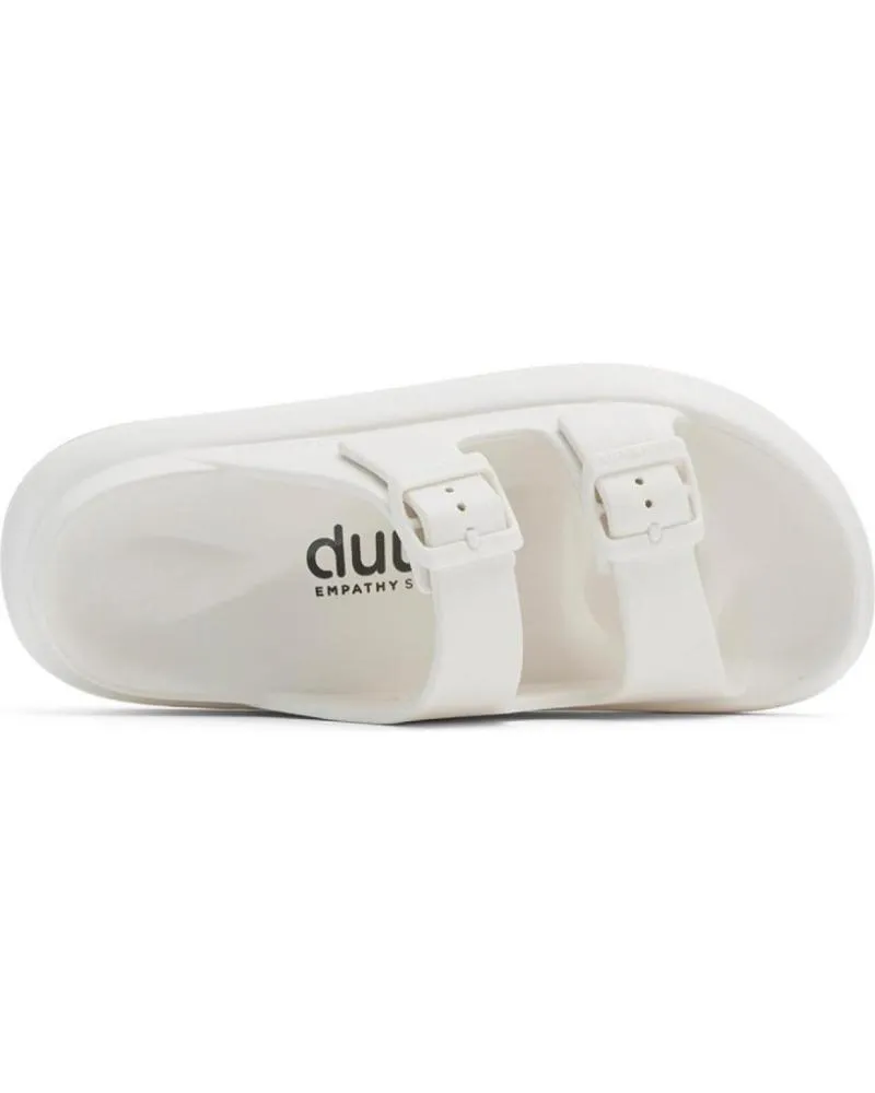 Chanclas DUUO  de Mujer y Niña SANDALIAS BLANCAS EVA CURVI 01 UNISEX MODELO D891001  MULTICOLOR