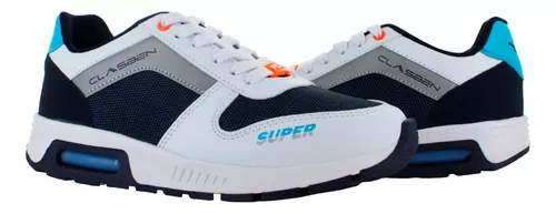 Clasben Tenis Casual Correr Burbuja Confort Gris Niño 83734