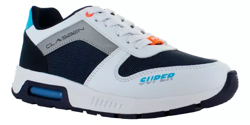 Clasben Tenis Casual Correr Burbuja Confort Gris Niño 83734