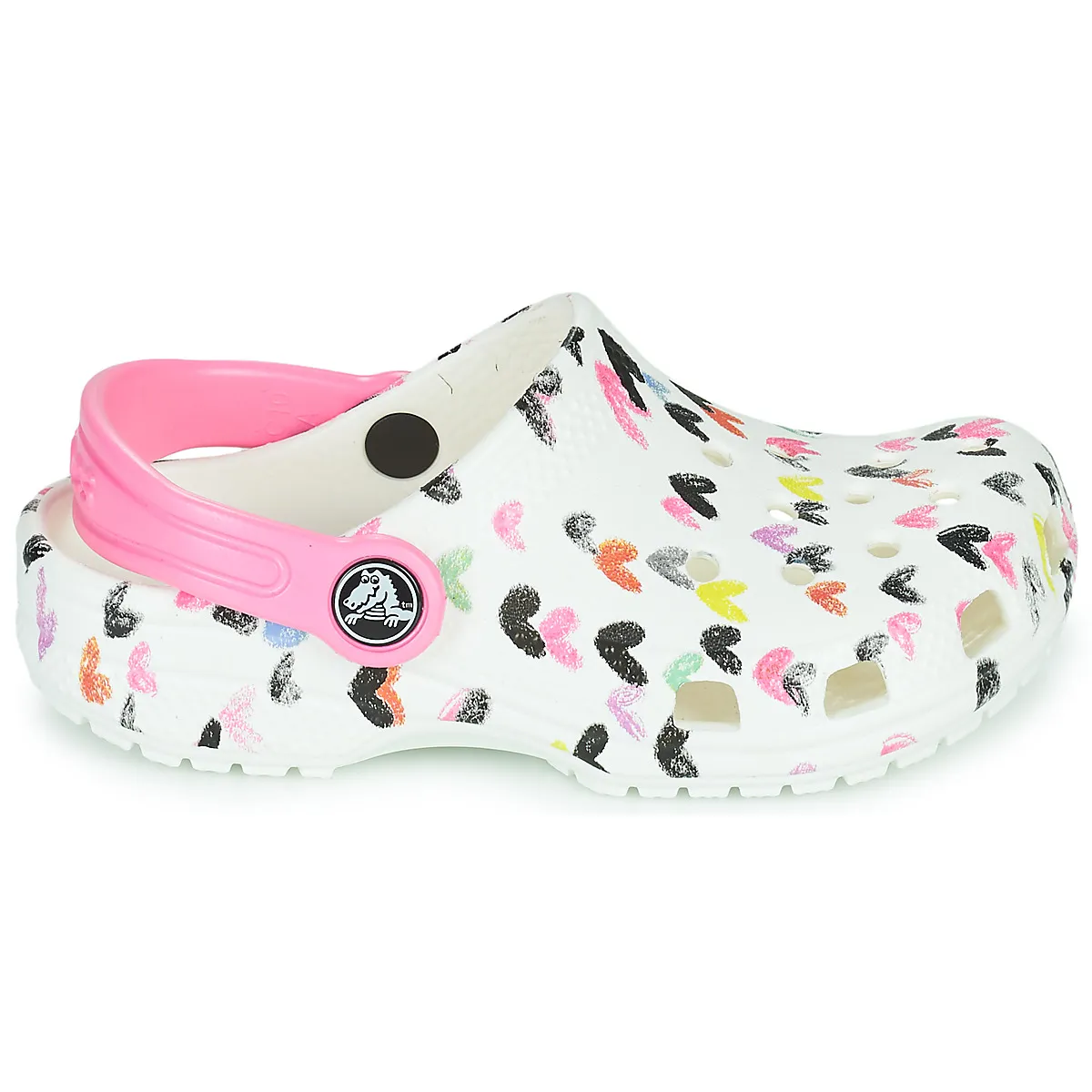 CLASSIC HEART PRINT CLOG K