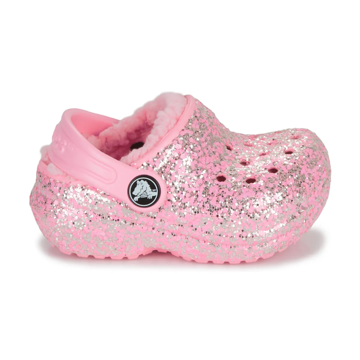 Classic Lined Glitter Clog T