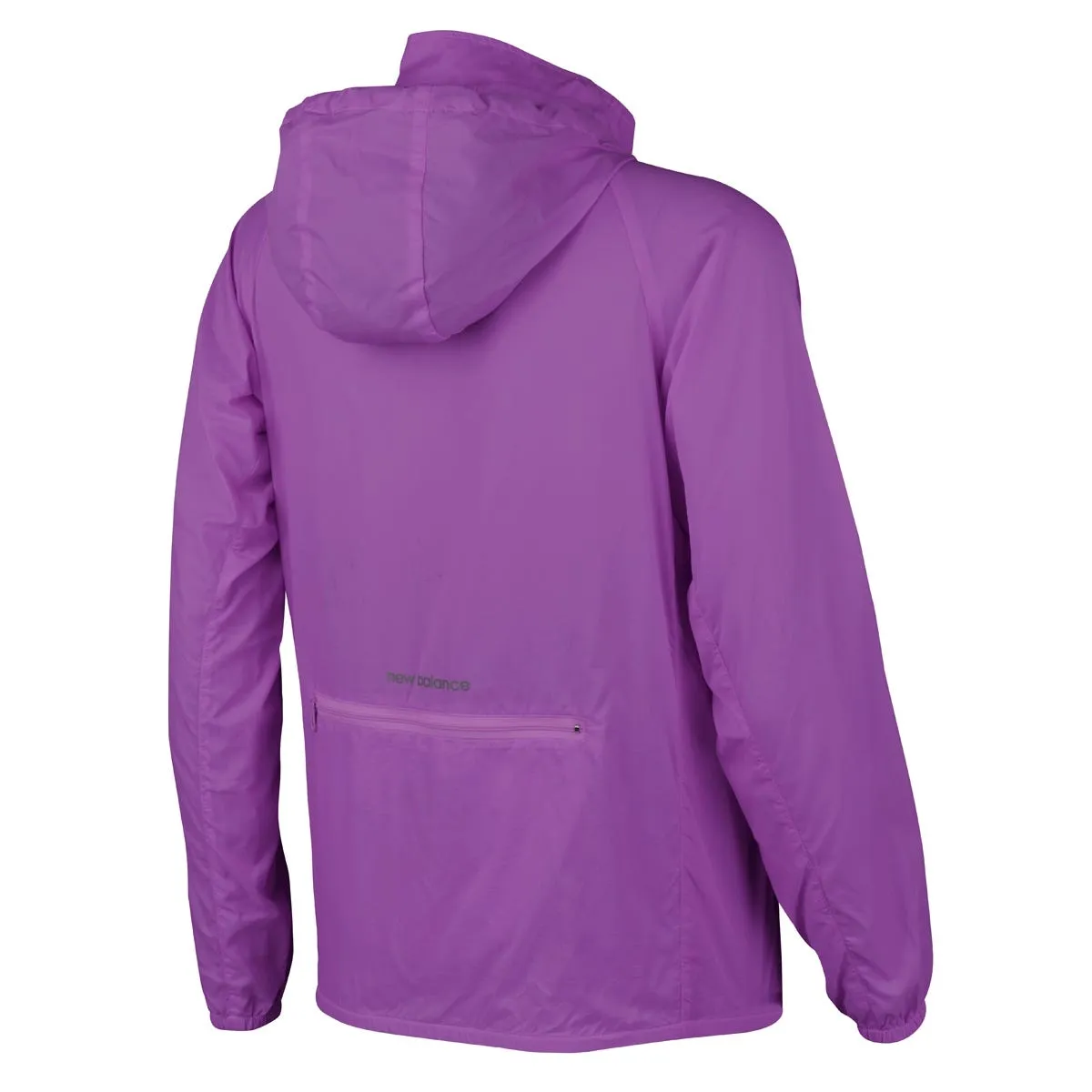 Cortaviento Running Mujer New Balance Windjacket Packable Morado