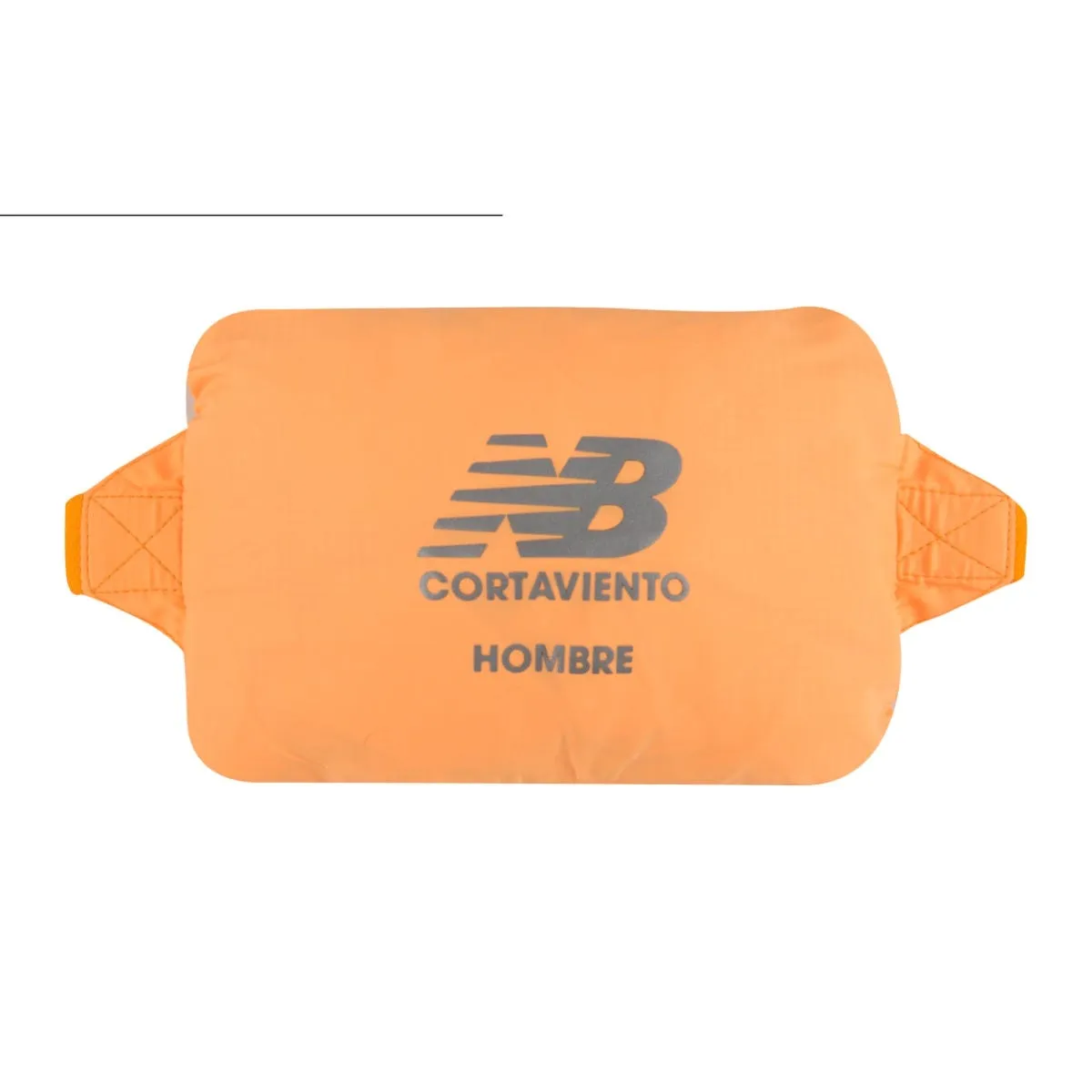 Cortavientos Running Hombre New Balance Empacable Naranjo