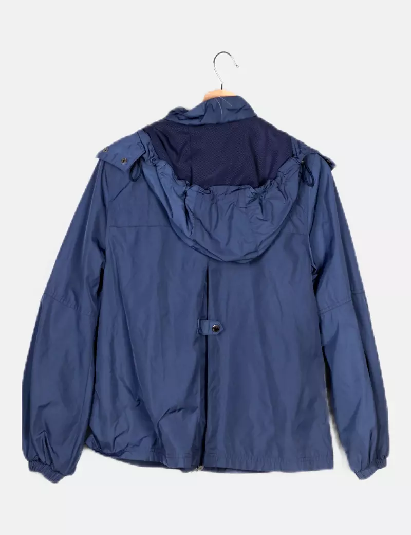 Cortefiel Impermeable azul marino