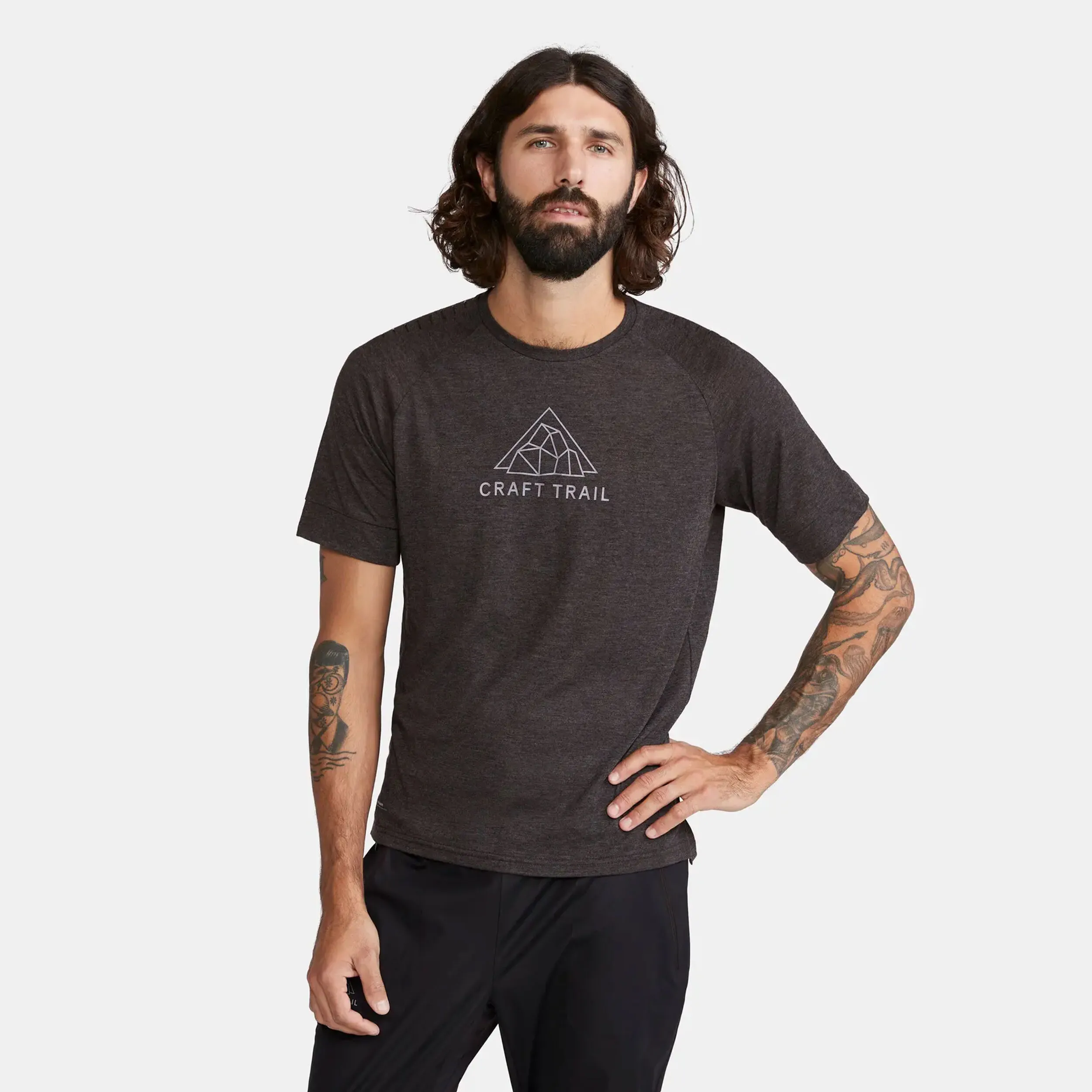 Craft ADV Trail Wool Camiseta De Running Hombres