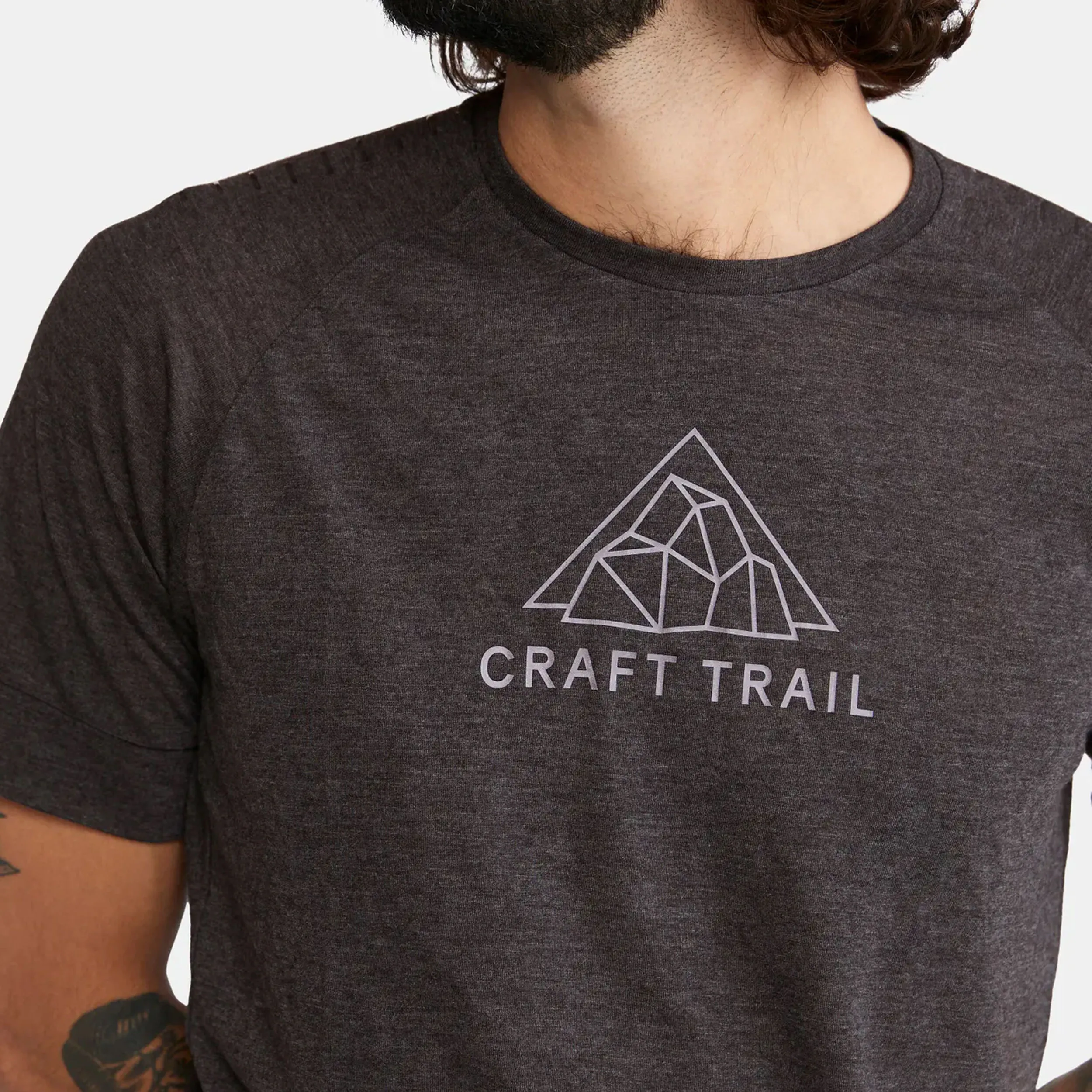 Craft ADV Trail Wool Camiseta De Running Hombres