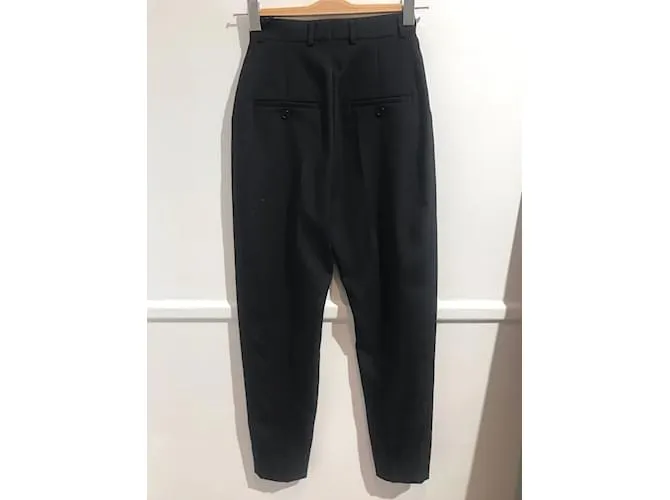 Céline Pantalón CELINE T.Lana XS Internacional Negro 