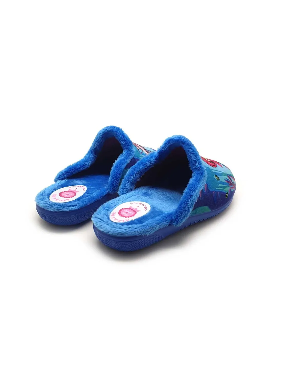 DAVS ZAPATILLA CASA NIÑA CAPERUCITA CÓMODA Y BONITA 6620AZUL 10X