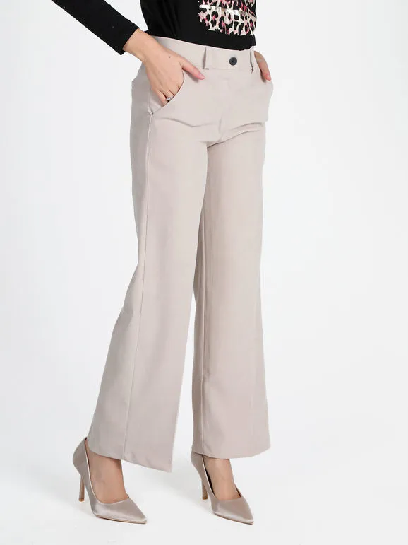 Daystar Pantalón casual de terciopelo para mujer.