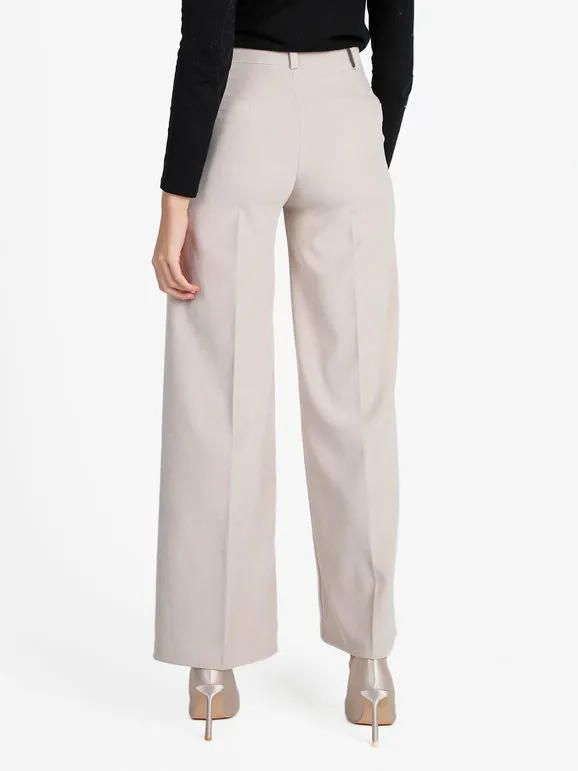 Daystar Pantalón casual de terciopelo para mujer.