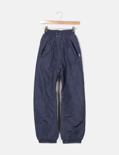 Decathlon Pantalón azul marino impermeable