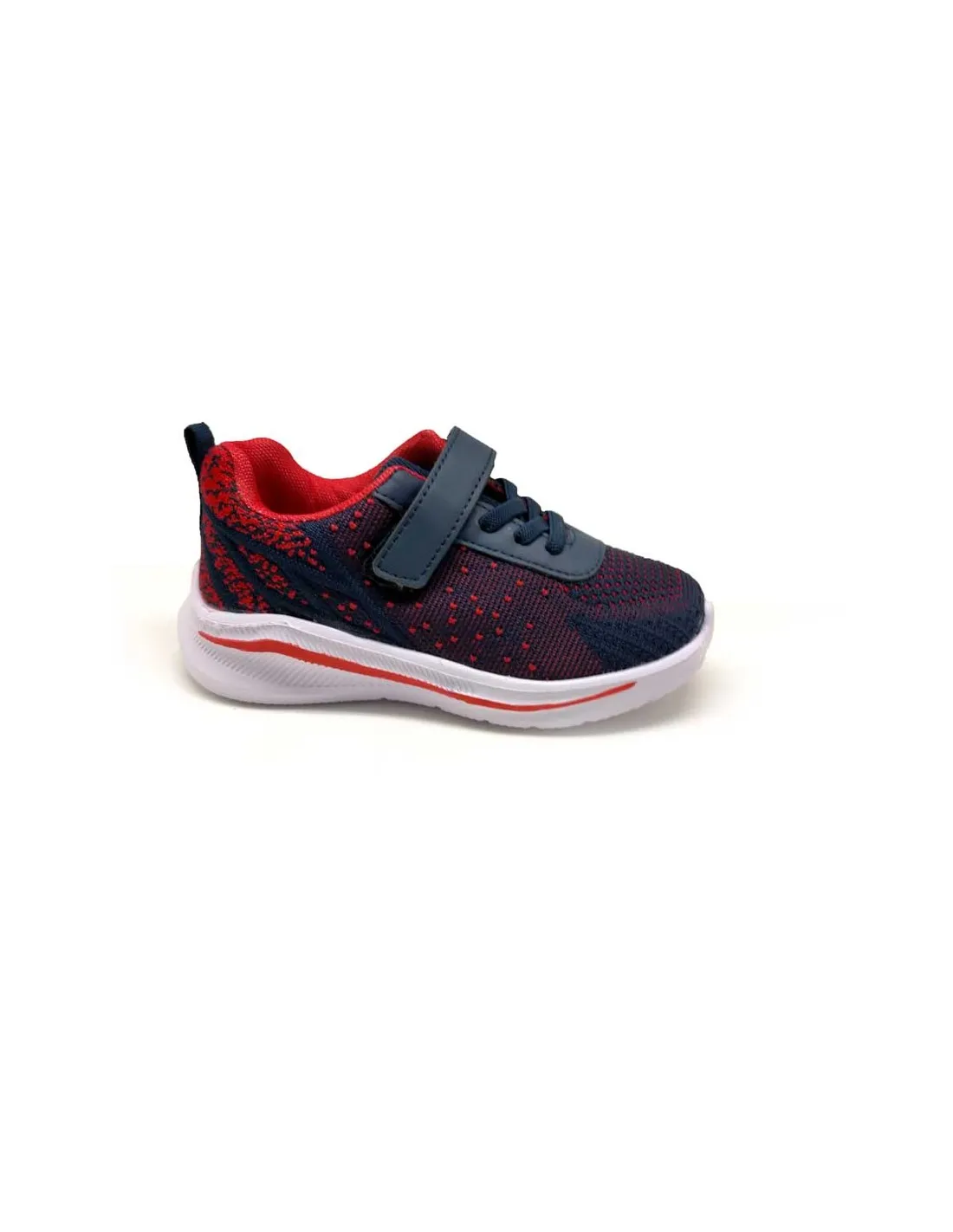 DEPORTIVA RUNNING NIÑO AZUL/ROJO N2021