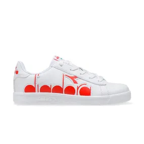 DIADORA Game p bolder gs 101.176274 01 C0823 White/Ferrari Red Italy - calzado niño/unisex